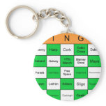St Patricks Day Bingo keychains