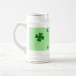 St. Patrick's day birthday 4 leaf clover mugs