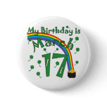 St. Patrick's Day Birthday Pins