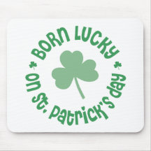 St. Patrick's Day Birthday Mousepads