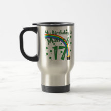 St. Patrick's Day Birthday Mugs