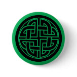 St Patrick's Day Button with Celtic Knot 2