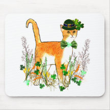 St. Patrick's Day Cat Mouse Mats