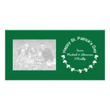 St Patrick's Day Clover Photo Cards