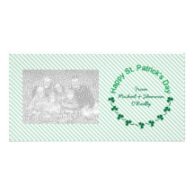 St Patrick's Day Clover Photo Cards