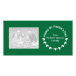 St Patrick's Day Clover Photo Cards photo cards