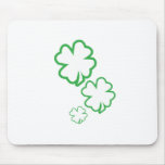 St. Patrick's Day Clovers mousepads