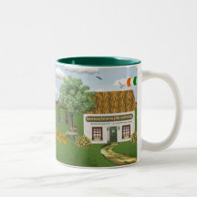 St. Patrick's Day Cottage Mug