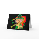 St. Patrick's Day Dachshund Cards