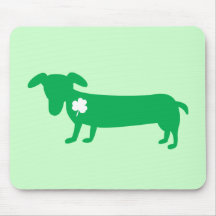 St. Patrick's Day Dachshund Mouse Pad