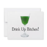 St Patricks Day Drink Up Bitches Custom Invite