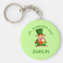 St Patrick's Day ~ Dublin Key Chain