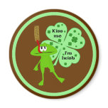 St. Patrick's Day Frog Magnet