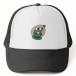 St. Patricks Day Frog n' Clover Trucker Hat