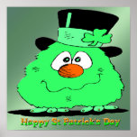St Patrick's Day Gnome Poster posters