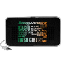 St Patrick's Day : Greatest Irish Girl in World iPhone Speaker