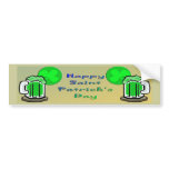 St Patrick's Day Green Beer 2 bumper stickers