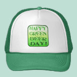 St. Patrick's Day Green Beer Hat hats