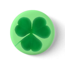 St. Patrick's Day Green Clover Pins