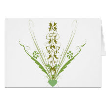 St. Patrick's Day Green Heart Art Cards