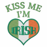 St. Patrick's Day Green Hot Irish T-Shirt embroidered shirts