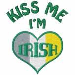 St. Patrick's Day Green Hot Irish T-Shirt embroidered shirts