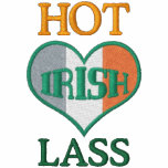 St. Patrick's Day Green Hot Irish T-Shirt embroidered shirts