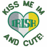 St. Patrick's Day Green Irish Flag T-Shirt embroidered shirts