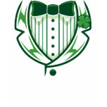 St Patrick's Day Green Tuxedo T-Shirt T Shirt