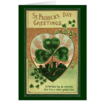 St Patrick's Day Greeting - Card