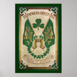 St. Patricks Day Greeting Poster posters