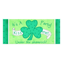 St. Patrick's Day Invitation Party Under Shamrocks