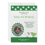 St. Patrick's Day Irish Birds *PHOTO* invite invitations