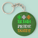 St. Patrick's Day Irish Pride Inside Key Chain keychains