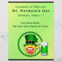 St Patrick's Day Irish Pub Flyer