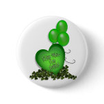 St Patricks Day Kiss me Im Irish Balloons buttons