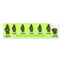 St. Patrick's Day Leprechaun bumper stickers