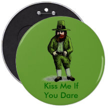 St. Patrick's Day Leprechaun Buttons