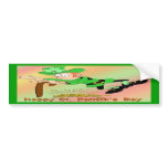 St Patrick's Day Leprechaun Gold bumper stickers