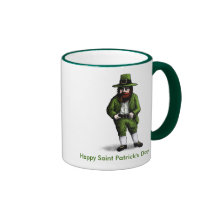 St. Patrick's Day Leprechaun Mugs