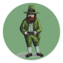 St. Patrick's Day Leprechaun stickers