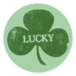 St. Patrick's Day Lucky Irish Clover stickers