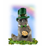St Patrick's Day - Lucky Racoon t-shirts
