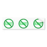 St. Patrick's Day No Blarney Allowed bumper stickers