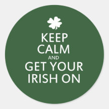 St Patricks day Parody Stickers