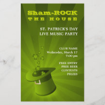 St. Patrick's Day Party flyer