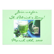 St. Patrick's Day Party Invitations