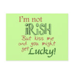 St. Patricks Day Pickup Line postcards