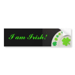 St. Patrick's Day Plate bumper stickers
