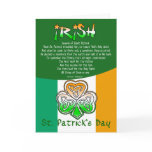 St. Patrick's Day Poetry Card